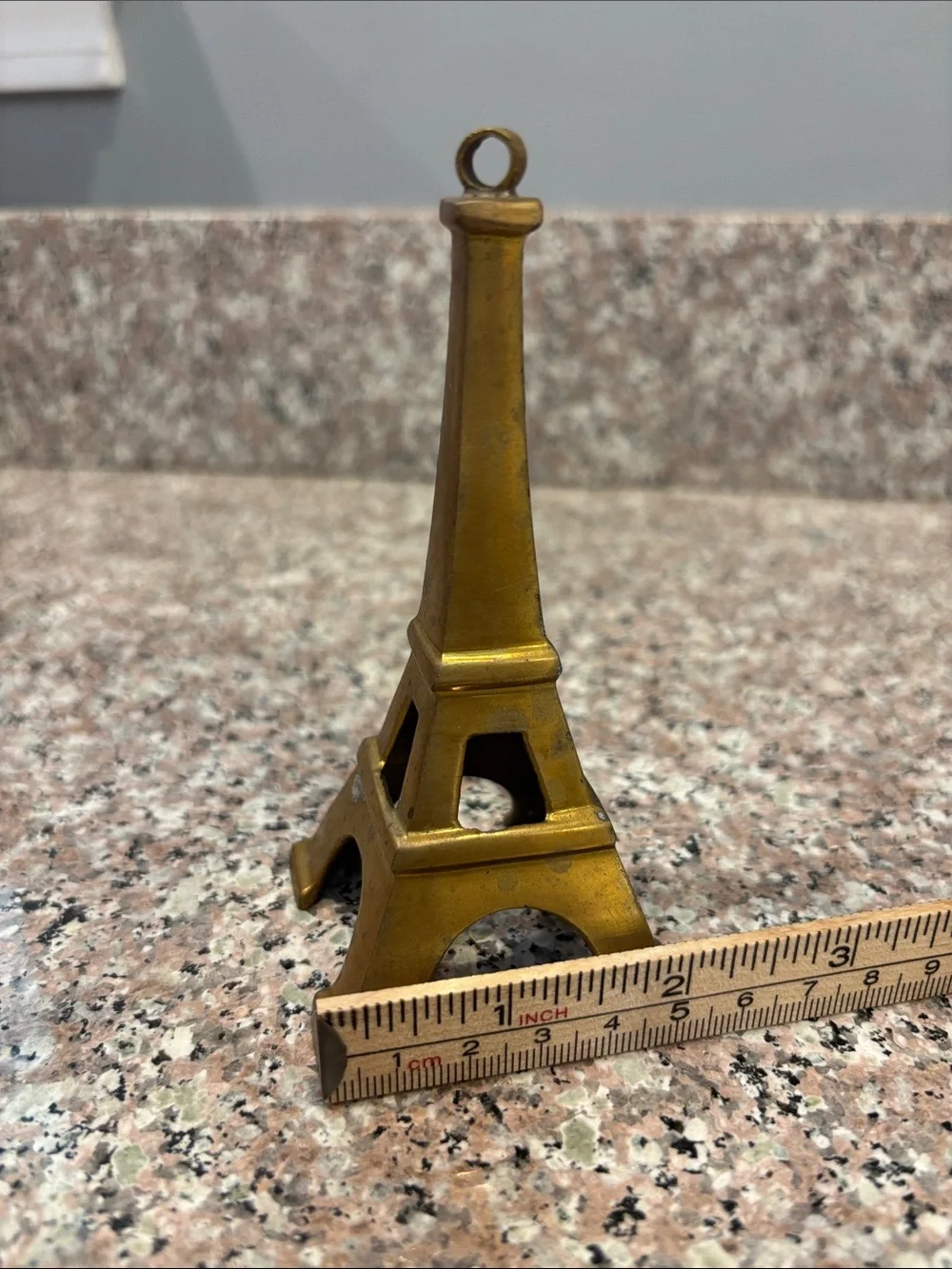 Brass Eiffel Tower made in India. Paris Decor or ornament Restoration Hardware
